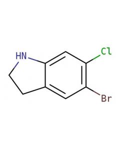 Astatech 5-BROMO-6-CHLOROINDOLINE, 95.00% Purity, 0.25G